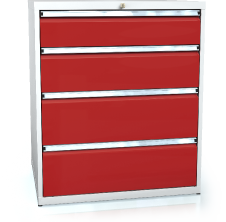 Drawer cabinet 1018 x 860 x 750 - 4x drawers